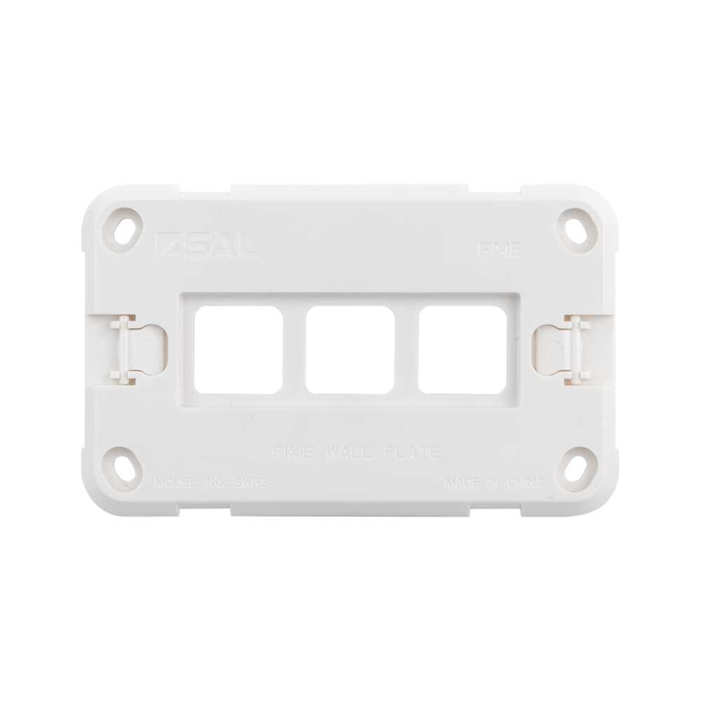 SAL Pixie Ambience Wall & Face Plates SWA Electrical Accessories White / Black / Grey - SWA
