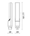 CLA PLC LED Lamps and Globes 4000K White 9W 220-240V IP20 - PLC003