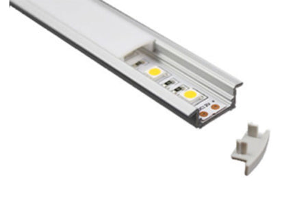 Azoogi Recessed LED Channels and Accessories 2308 Anodised Aluminium - PR001