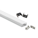 Azoogi 17.1mm x 8.5mm Surface Mounted Profiles- PR002: Aluminium Surfaced Profile