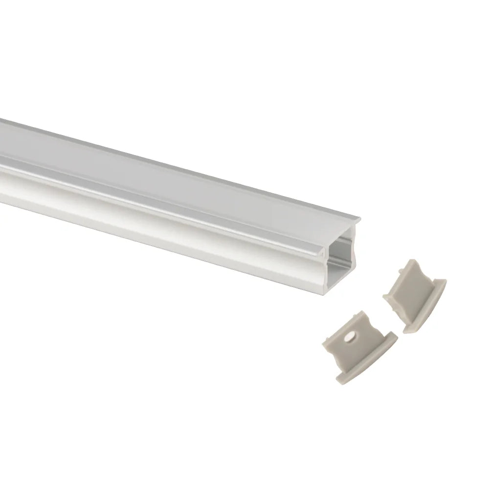 Azoogi 23.2mm x 15.3mm Recessed Aluminium Profiles- PR005: Aluminium Recessed Profile