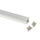 Azoogi 23.2mm x 15.3mm Recessed Aluminium Profiles- PR005: Aluminium Recessed Profile