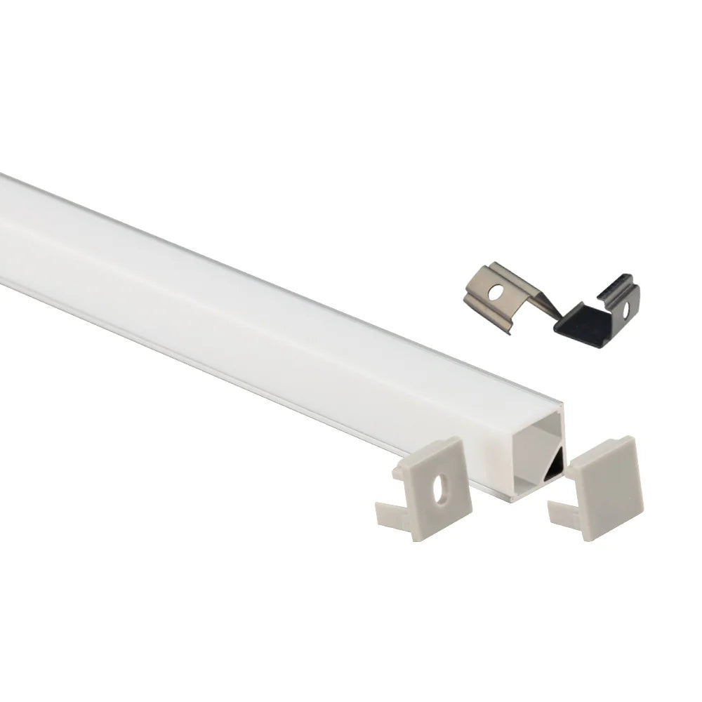 Azoogi 16mm x 16mm Square Corner Aluminium Profile- PR007: Aluminium Corner Profile (Square)