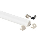 Azoogi 16mm x 16mm Round Corner Aluminium Profile- PR008: Aluminium Corner Profile (Round)