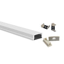 Azoogi 23.5mm x 10.9mm Surface Mounted Profiles- PR016: Aluminium Surface Profile