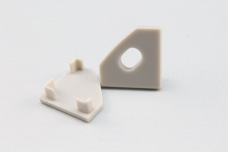 Azoogi 18.4mm x 18.4mm Flat Corner Aluminium Profile- PR009: Aluminium Corner Profile (Flat)