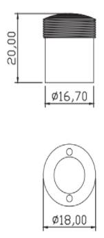 Azoogi Handrail Lights Accessories 4000K Stainless Steel 1.2W 12/24V IP67 - HR002