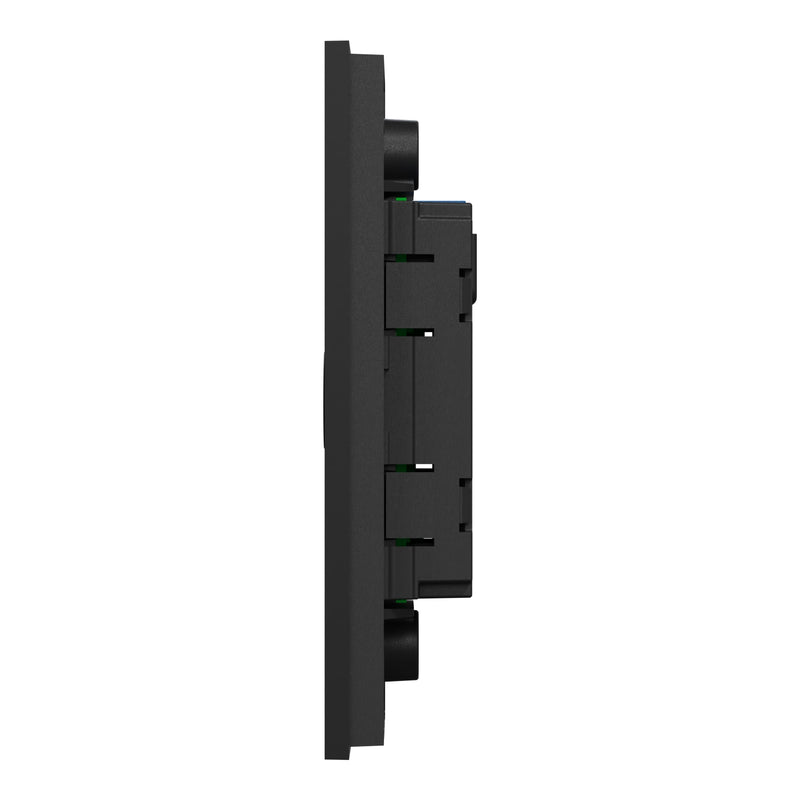 Clipsal SpaceLogic Wall Plate, C-Bus, Saturn Zen, A-Series, Key Input unit, 1 key White / Black - Replaces R5041NL-ZB, R5041NL-ZW