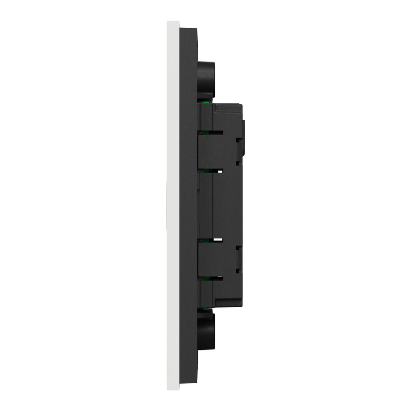 Clipsal SpaceLogic Wall Plate, C-Bus, Saturn Zen, A-Series, Key Input unit, 1 key White / Black - Replaces R5041NL-ZB, R5041NL-ZW