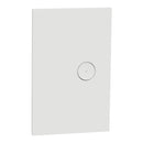 Clipsal C-Bus Fascia Saturn zen Wall Plate 1 Gang White- R5041FZW