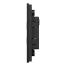 Clipsal SpaceLogic Wall Plate, C-Bus, Saturn Zen, A-Series, Key Input unit, 2 keys White/ Black - Replaces R5042NL-ZB, R5042NL-ZW