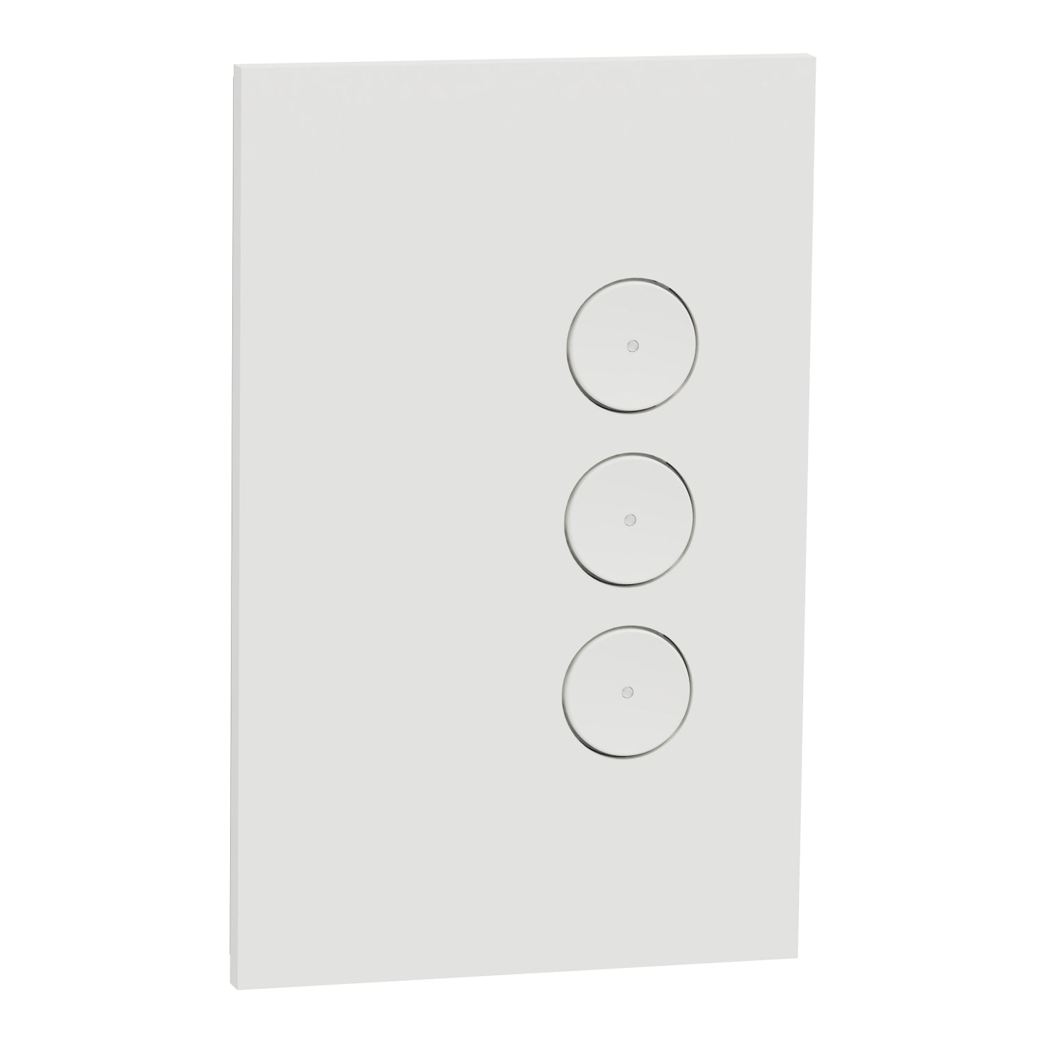 Clipsal C-Bus Saturn Zen wall plate 3 Gang White- R5043FZW– Facia to suit wall plate (R5043ZW) *Facia only. Wall plate not included.