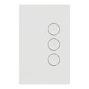 Clipsal C-Bus Saturn Zen wall plate 3 Gang White- R5043FZW