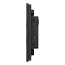 Clipsal SpaceLogic Wall Plate, C-Bus, Saturn Zen, A-Series, Key Input unit, 4 keys Black / White - Replaces R5044NL-ZB, R5044NL-ZW