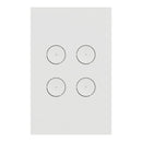 Clipsal C-Bus SpaceLogic Wall Plate 4 GANGS White- R5044FZW
