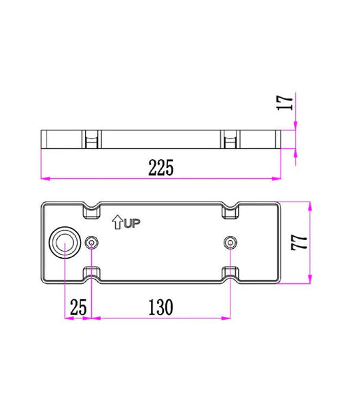 CLA REPISATRI: Exterior Curved Wedge Surface Mounted Wall Lights Tri- Dark Grey/ White 13W 240V IP65 - REPISATRI1,REPISATRI2
