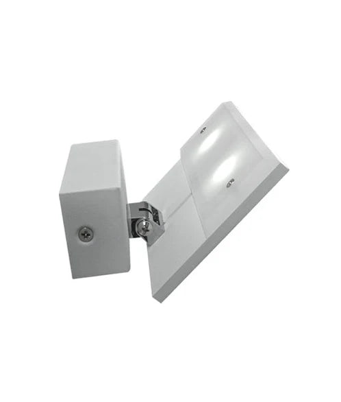 CLA RIO: City Series Rectangular Up Light 90° Adjustable Interior Wall Light 3000K Matte White 6W 240V IP20- RIOG2