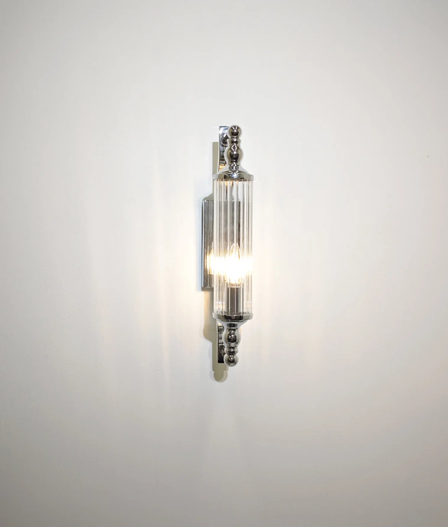 CLA RODILLO: Tubular Clear Glass  Interior Wall Lights Antique Brass / Chrome / Satin Chrome / Black / White 220-240V - RODILLO
