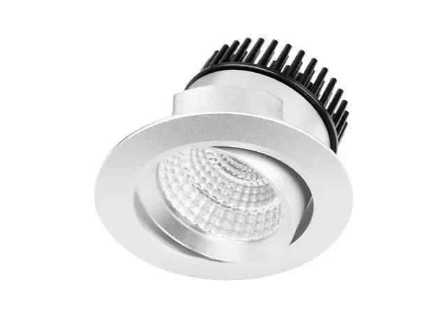 Trend Resiled RDA8 LED Downlights 3000K 4000K White / Black / Silver 8W IP20 - RDA83-WB, RDA84-WB - Trend Lighting