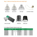 SAL SELV KITS S9001 / S9003 LED Downlight Black 240V - S9001BK, S9003BK - SAL Lighting