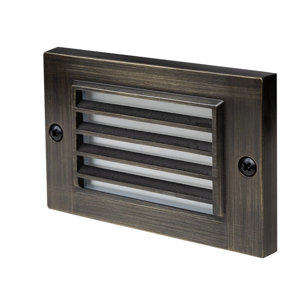 SAL Maxi Dzine Exterior Wall Lights 2700K Antique Brass 3W 12V IP65- SE7354LV114WW/AB