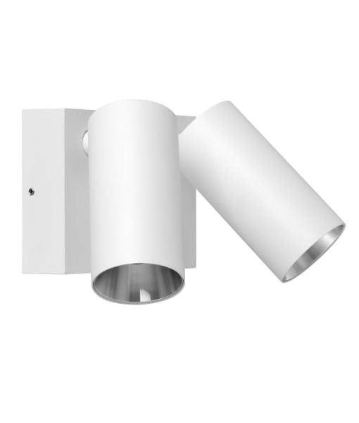 CLA SEC Adjustable LED Exterior Wall Lights Tri - Matt White 240V IP65 - SEC05, SEC08, SEC08S - CLA Lighting