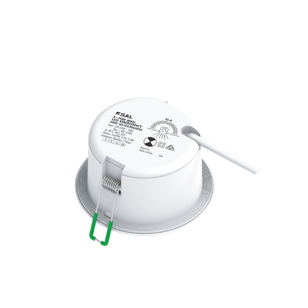 SAL S-FIRE MKII SEL10SF3D63 LED Emergency White 1.8W 240V IP65 - SEL10SF3D63IP65