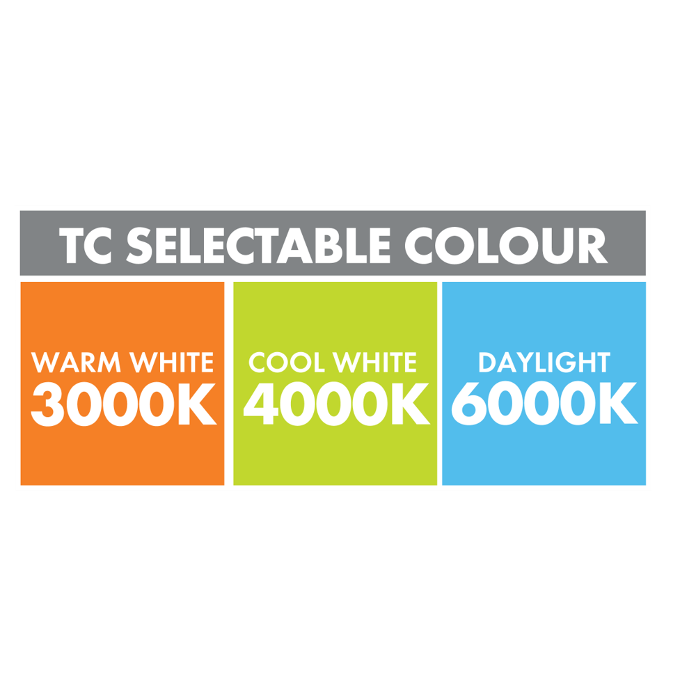 SAL STARLIGHT WITH SENSOR SPSK2000TC LED Flood Light Tri- Black 24W 240V IP54 - SPSK2000TC/BK