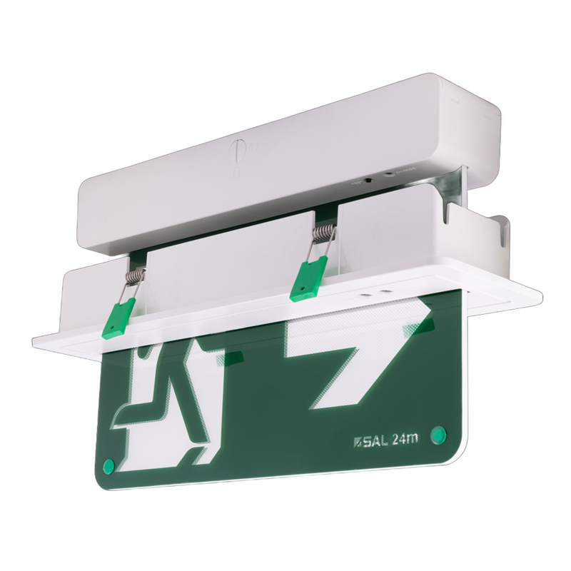 SAL EMERGENCY EXIT SELK1500EX3 LED Emergency White 2.8W 240V IP20 - SELK1500EX3RCP/WH - SAL Lighting