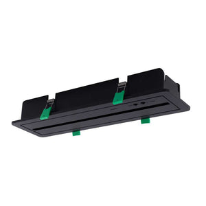 Black recessed mounting bracket