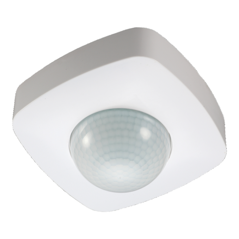 Domus Surface Mounted PIR Square Sensors 360° White 240V IP65 - SENSOR-SM-01