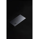 Clipsal Grid Plate and Cover, Clipsal Solis T Series, 1 Gang, Horizontal Ebony Aluminium/ White Ceramic- 1041TUA-EA, 1041TUA-WC