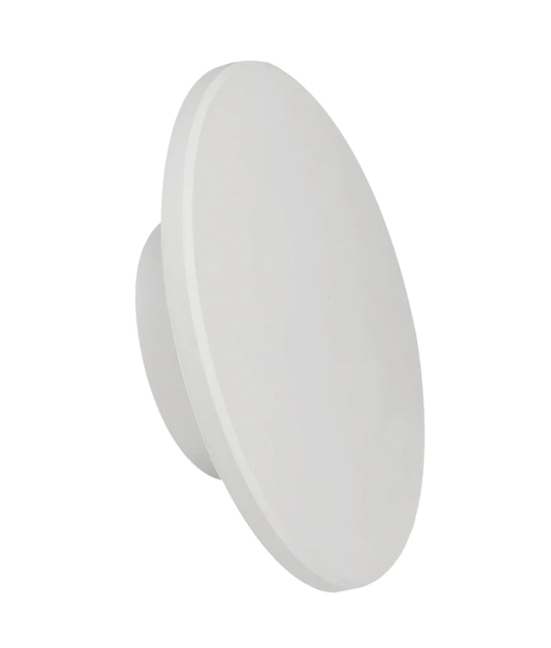 CLA SHADOWTRI: Round Backlit Exterior Wall Lights Tri - Black/ White 12W 220-240V IP65 & IK08 - SHADOWTRI