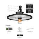 SAL UFO SHB26MP LED High Bay 5000K Black 80/200W 240V IP65 - SHB26MP 