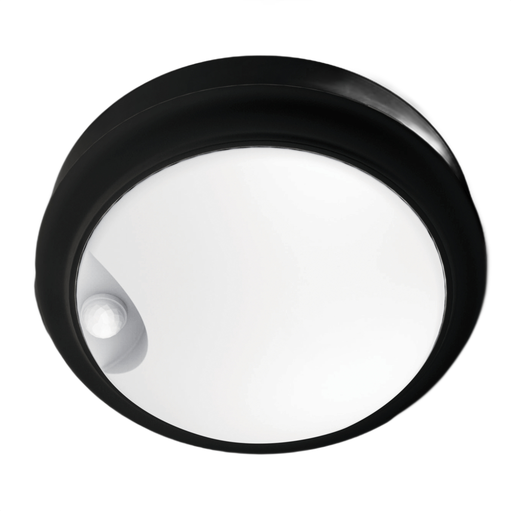 SAL BUNKER 15 ROUND SENSOR SL7272TC LED Bulkheads Tri- Black/ White 5W 240V IP54 - SL7272TC/WH/S, SL7272TC/BK/S