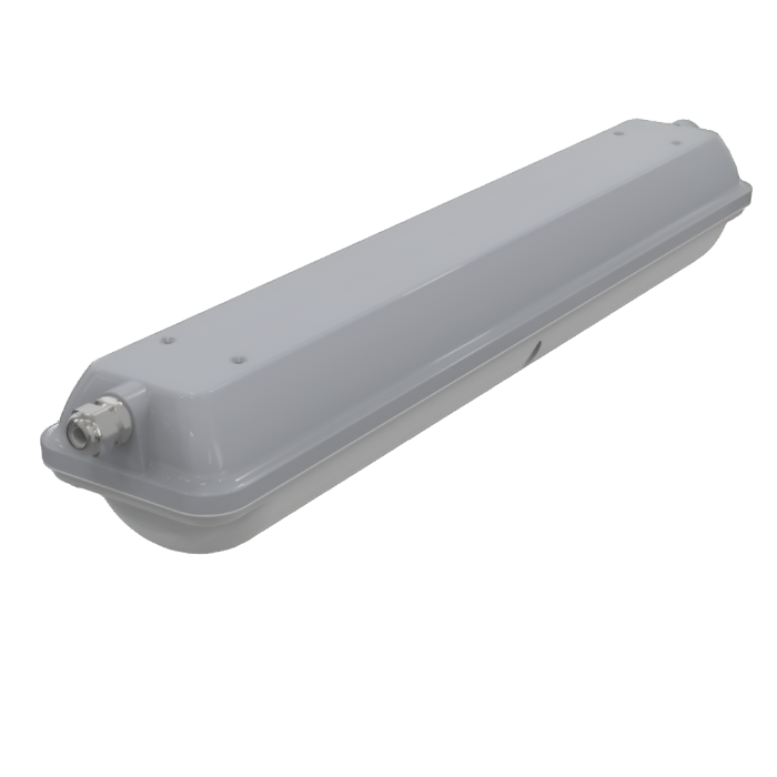 SAL BARRACUDA LED Linear Batten Tri - Grey 12/40W 240V IP66 - SL9723TC/MP - SAL Lighting