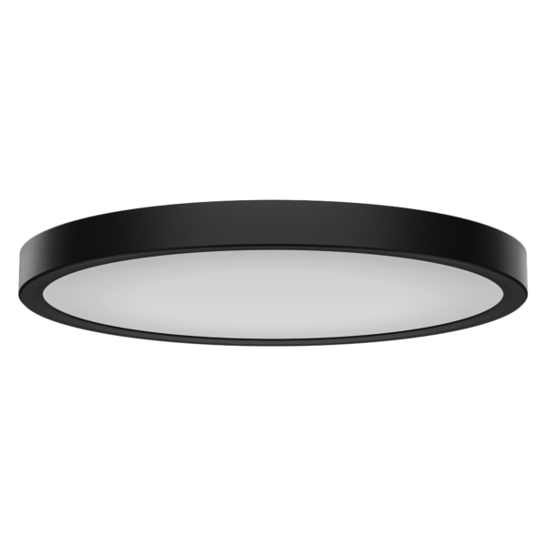 SLENDA- White and Black LED Oyster Light 250mm/13W, 300mm/18W, 400mm/24W