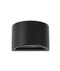 CLA STE: Curved Surface Mounted Step / Exterior Wall Lights Matte Black 12V IP65 - STE24, STE25