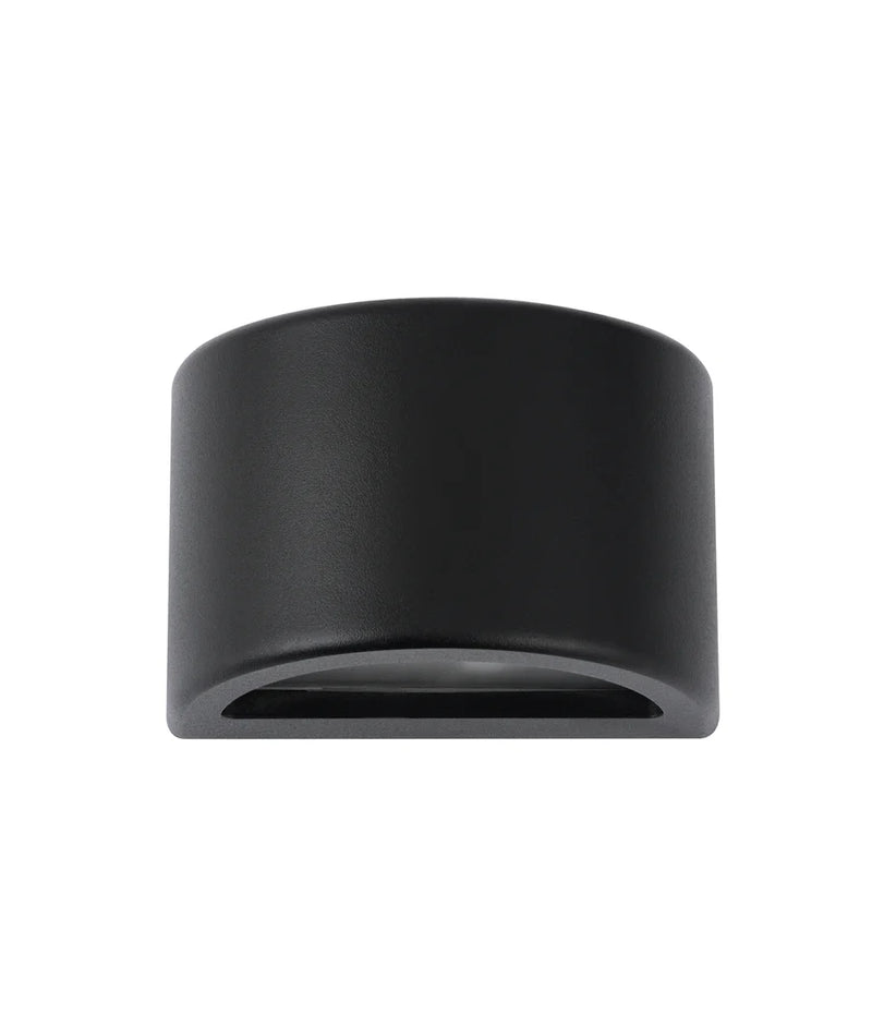 CLA STE: Curved Surface Mounted Step / Exterior Wall Lights Matte Black 12V IP65 - STE24, STE25