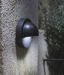 CLA STE: LED Exterior Surface Mounted Eyelid Garden Step and Up Lights / Exterior Wall Lights 3000K Black 12V/240V IP44 - STE - CLA Lighting