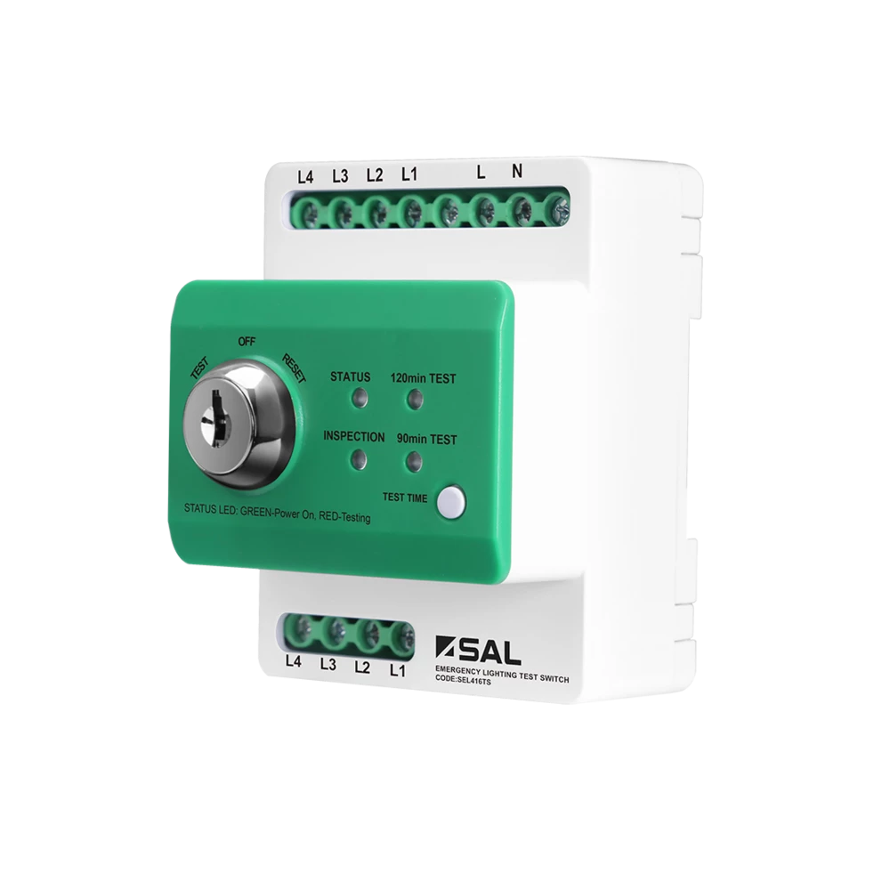 SAL STEWARD Emergency Light Switch Accessories Green 2W 240V- SEL416TS
