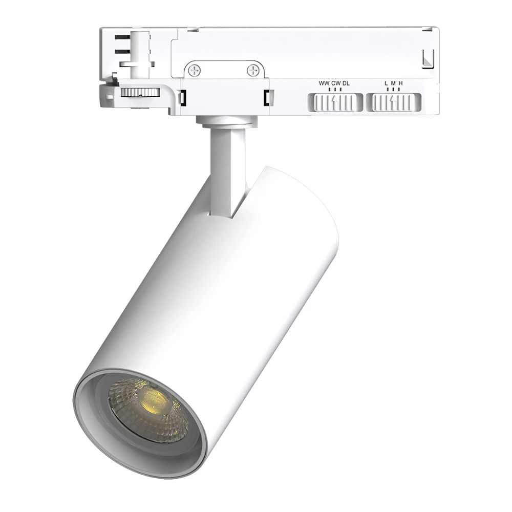 SAL WARRAGUL LED Track Lights Tri- White/ Black 15/35W 240V IP20- STR488XMPXXTC