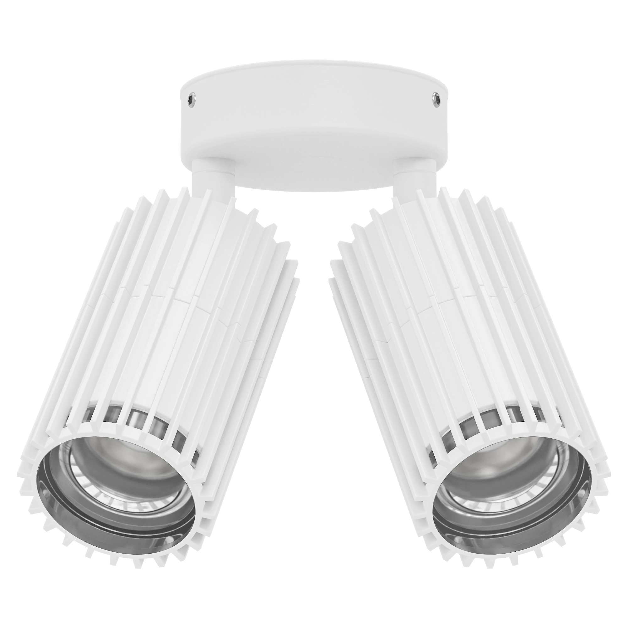 Domus STRIA-2-ADJ Exterior Wall Lights Tri- Black/ White 2x6W 12V/240V IP65- 11206, 11207, 11230, 11231