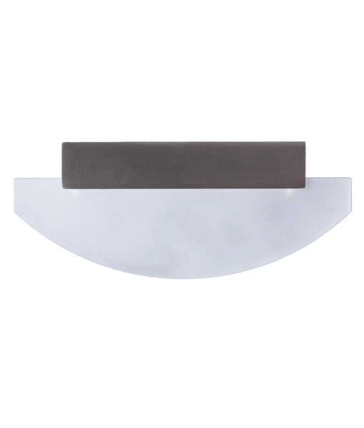 CLA SYDNEY Curved Frosted Diffuser Interior Wall Light 3000K Satin Nickel 220-240V IP20 - SYDNEYG2 - CLA Lighting