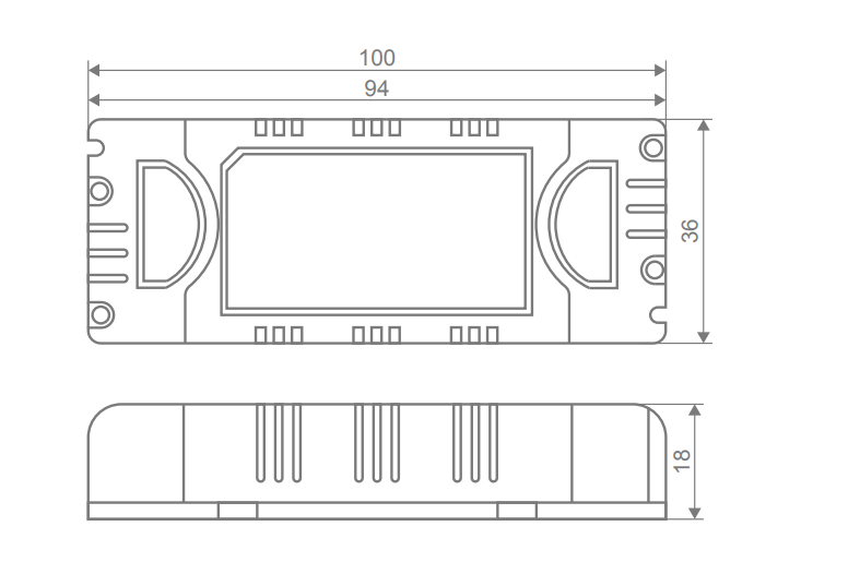 Domus  Dimmable Driver Accessories White 20W/ 30W/ 60W/ 100W 24V IP20 - 20216, 20217, 20219, 20221