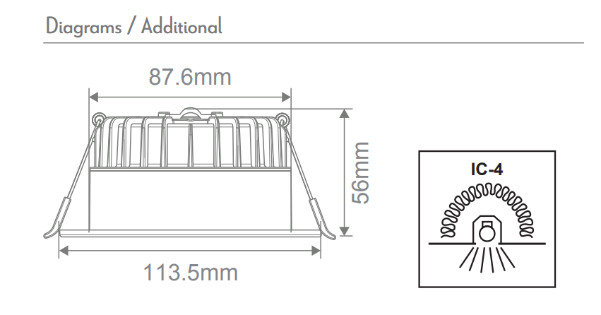 Domus SWAP-DEEP 90MM LED Downlights Tri - White/ Black/ Gunmetal/ Gold/ Chrome 8W 240V IP44 - 21445-21449