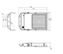 SAL TRADESTAR SE7169MP480NDL LED Flood Lights 5000K Black 240/360/480W 240V IP66 - SE7169MP480NDL