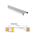 SAL SLT3040 LED Strip and Channel Anodised Silver - SLT3040