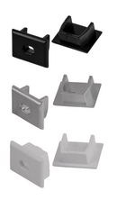 Havit End Caps to suit – Havit Black Shallow Square Aluminium Profile - HV9693-1612-BLK-EC
