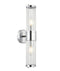 CLA TIEMPO: Up/Down Tubular Clear Glass Interior Wall Lights Antique Brass / Satin Chrome / Chrome / Black / White 220-240V - TIEMPO